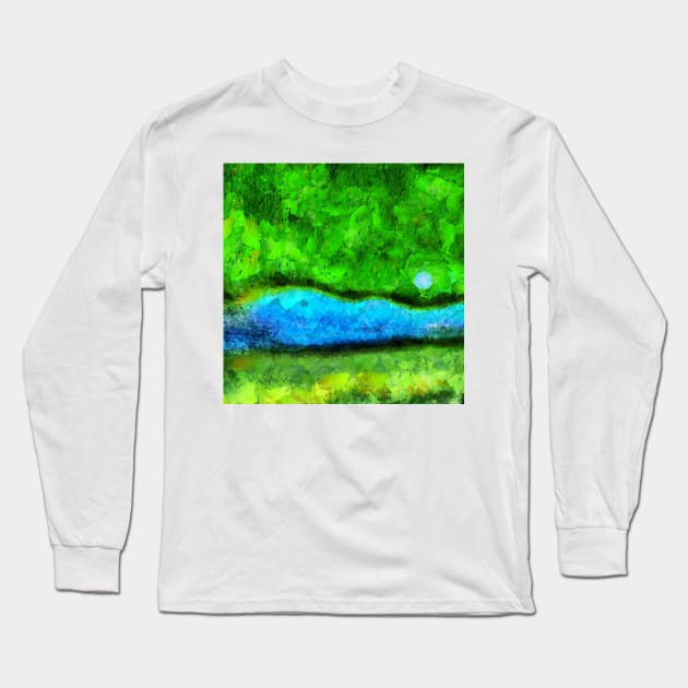 The River Long Sleeve T-Shirt by rolffimages